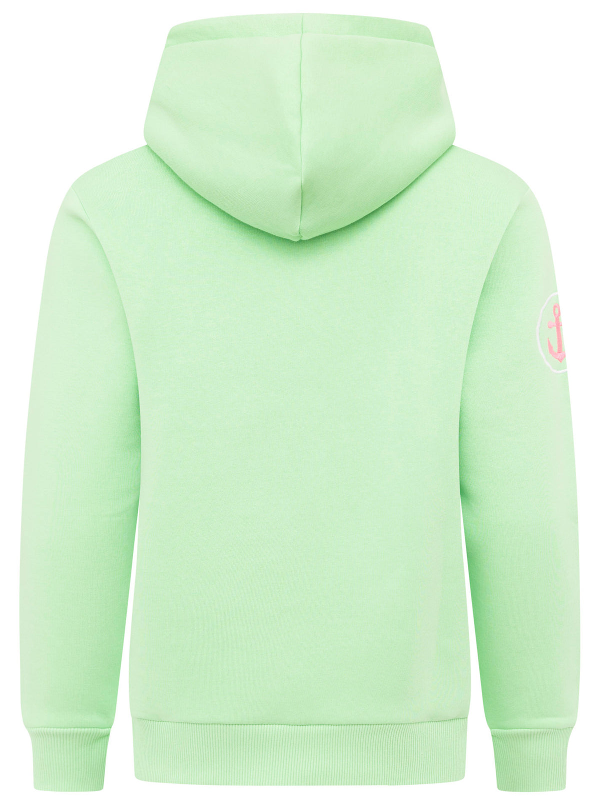 Zwillingsherz - Hoodiejacke "Moin Meer Sand - Grün/Pink