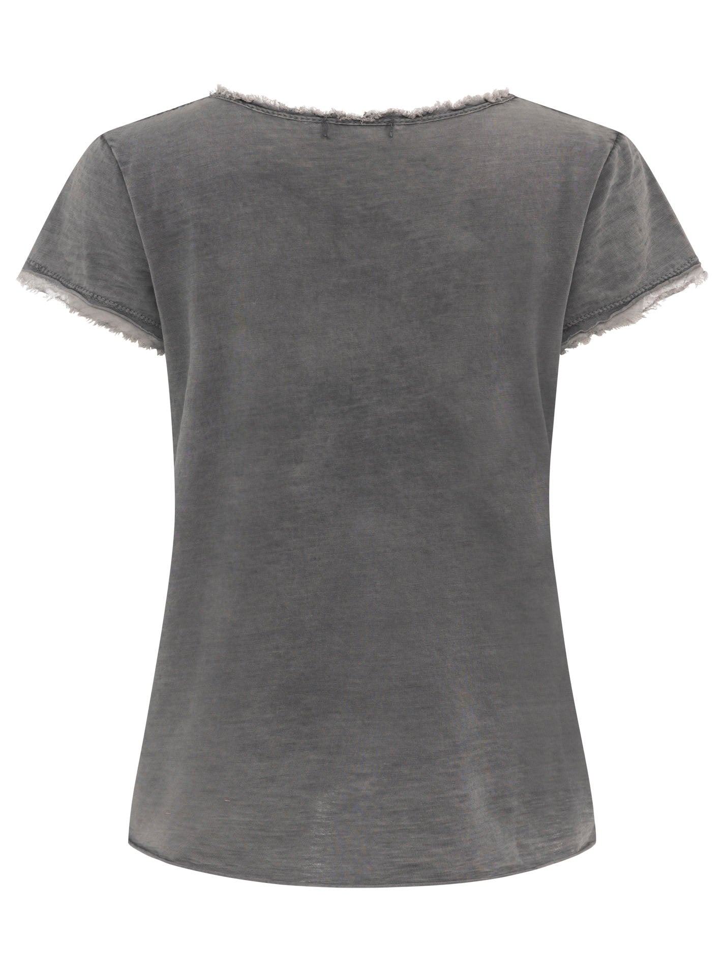 Zwillingsherz - Oversized T-Shirt "Positive Mind" - Dunkelgrau