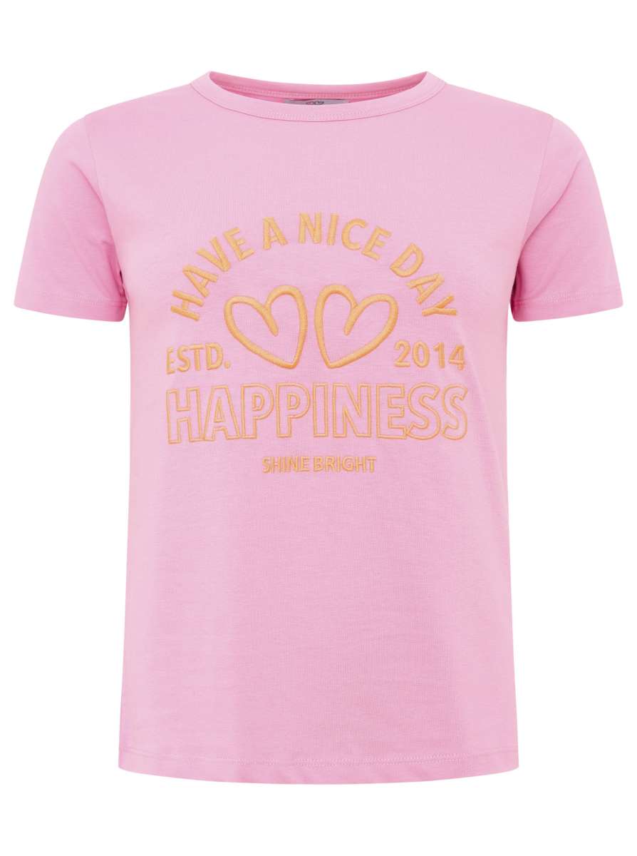 Zwillingsherz - T-Shirt Neu "Have a nice day" - Mint/Pink