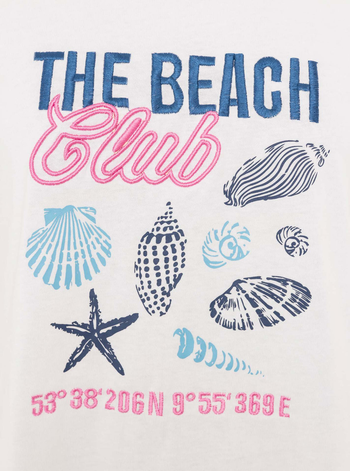 Zwillingsherz - T-Shirt "The Beach" - Weiß