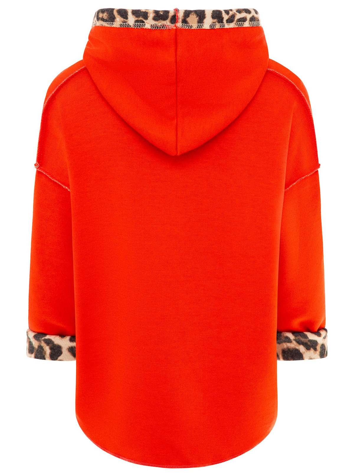 Zwillingsherz  Hoodie Doubleface "Leo" - Rot