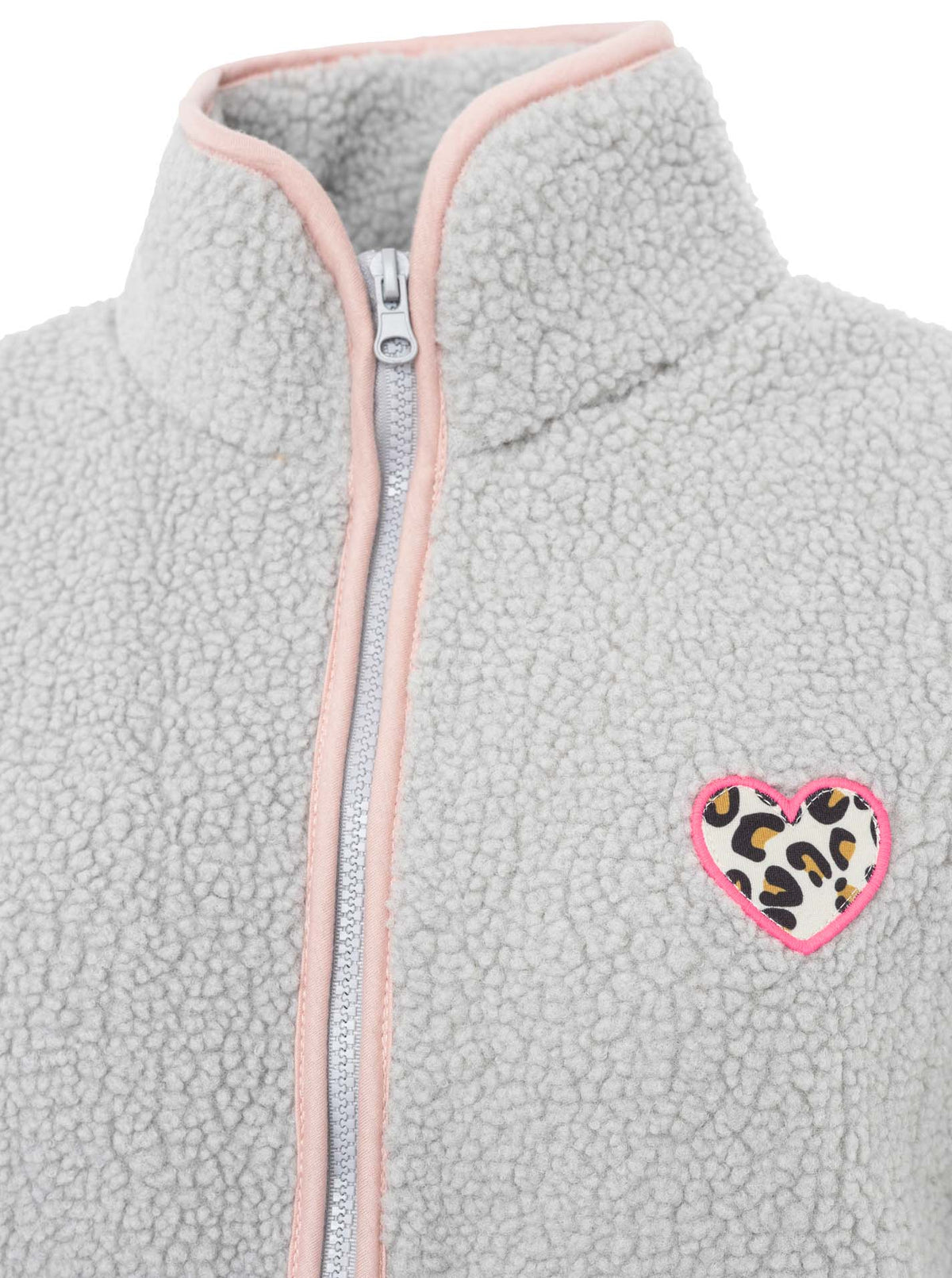 Zwillingsherz Teddyweste Leo - Grau