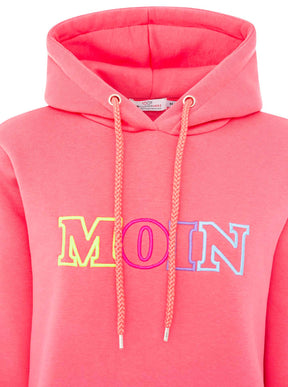 Zwillingsherz - Hoodie "Moin Bunt" - Pink