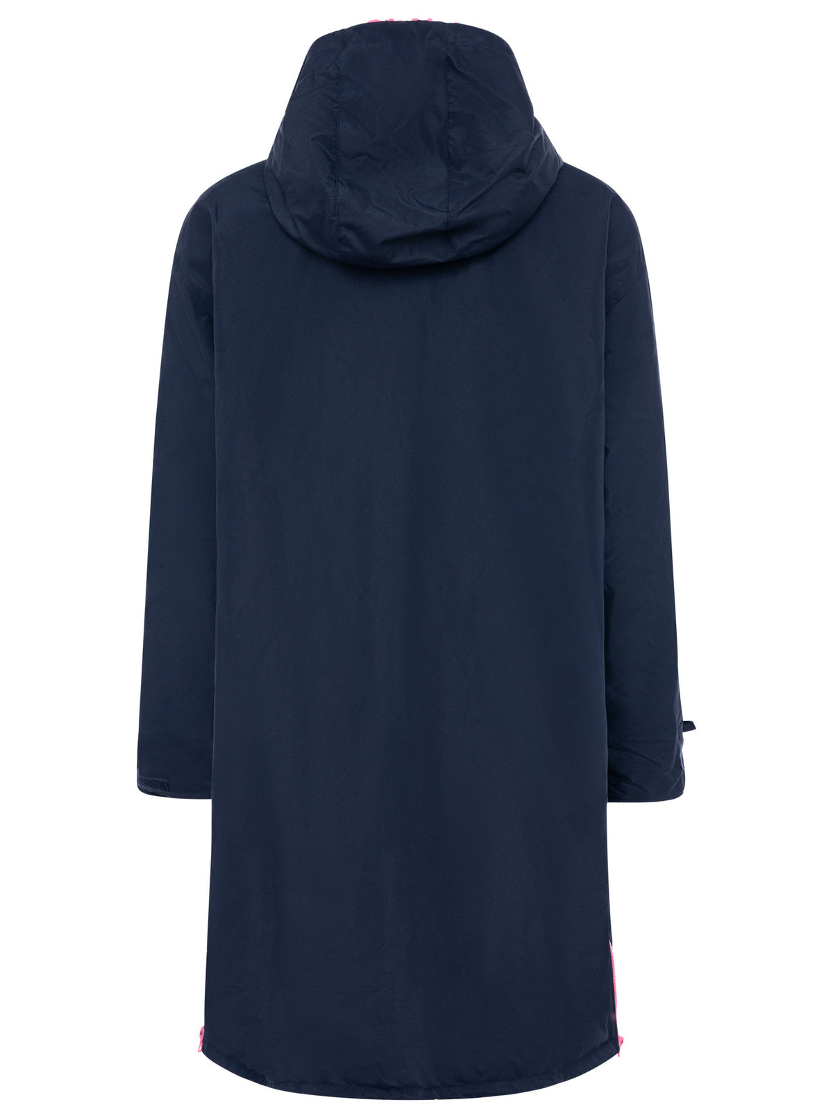 Zwillingsherz Damen Windjacke – Dunkelblau mit pinkem Futter