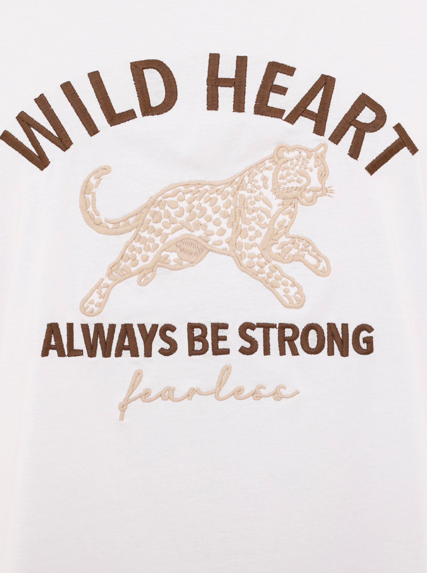 Zwillingsherz T-Shirt "Wild Heart" - Weiß