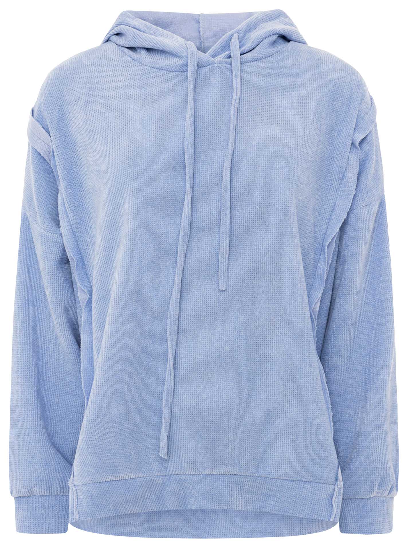 Zwillingsherz - Cord Hoodie - Hellblau
