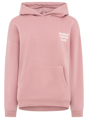 Zwillingsherz - Hoodie "Sunday Club" - Altrosa