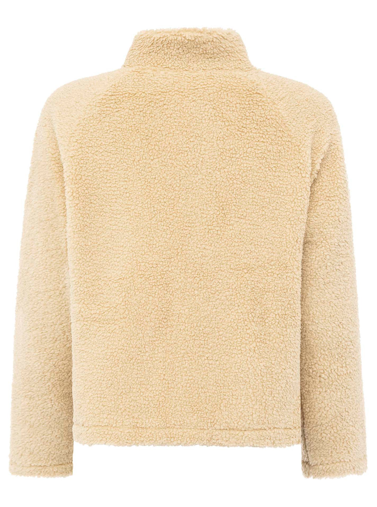Zwillingsherz Teddy Fleece Jacke - Beige