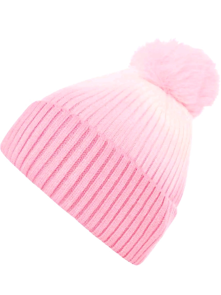 Zwillingsherz - Bommel Mütze - Pink