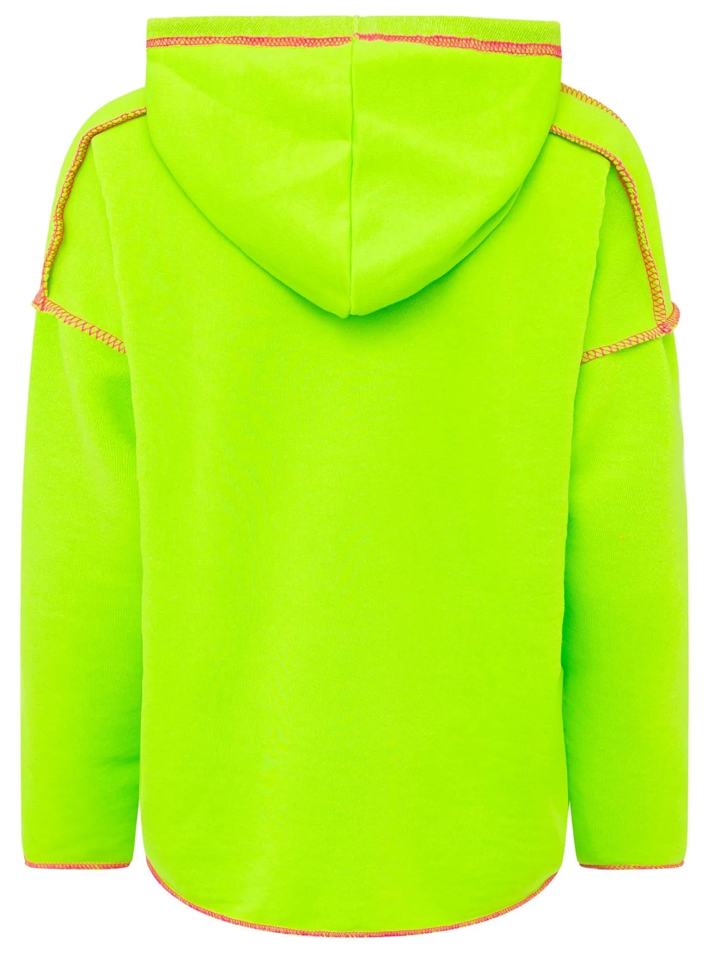Zwillingsherz Hoodie "Neon Streifen" - Grün
