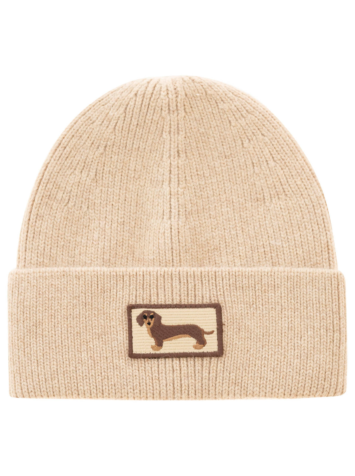 Zwillingsherz - Edle Mütze "Dog Lover" - Beige