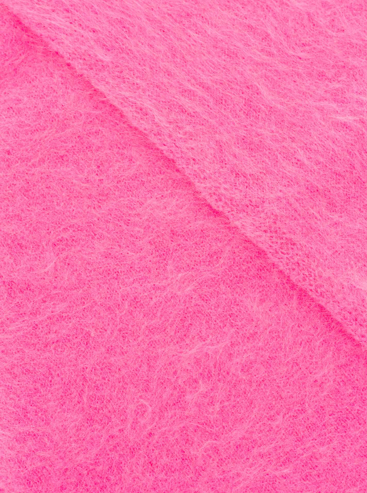 Zwillingsherz - 100% Kaschmir XXL Dreieckstuch "Brushed" - Neonpink