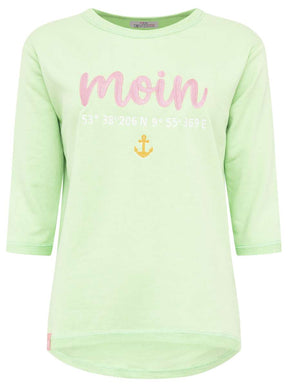 Zwillingsherz -  Sweatshirt "Moin Anker" - Mint