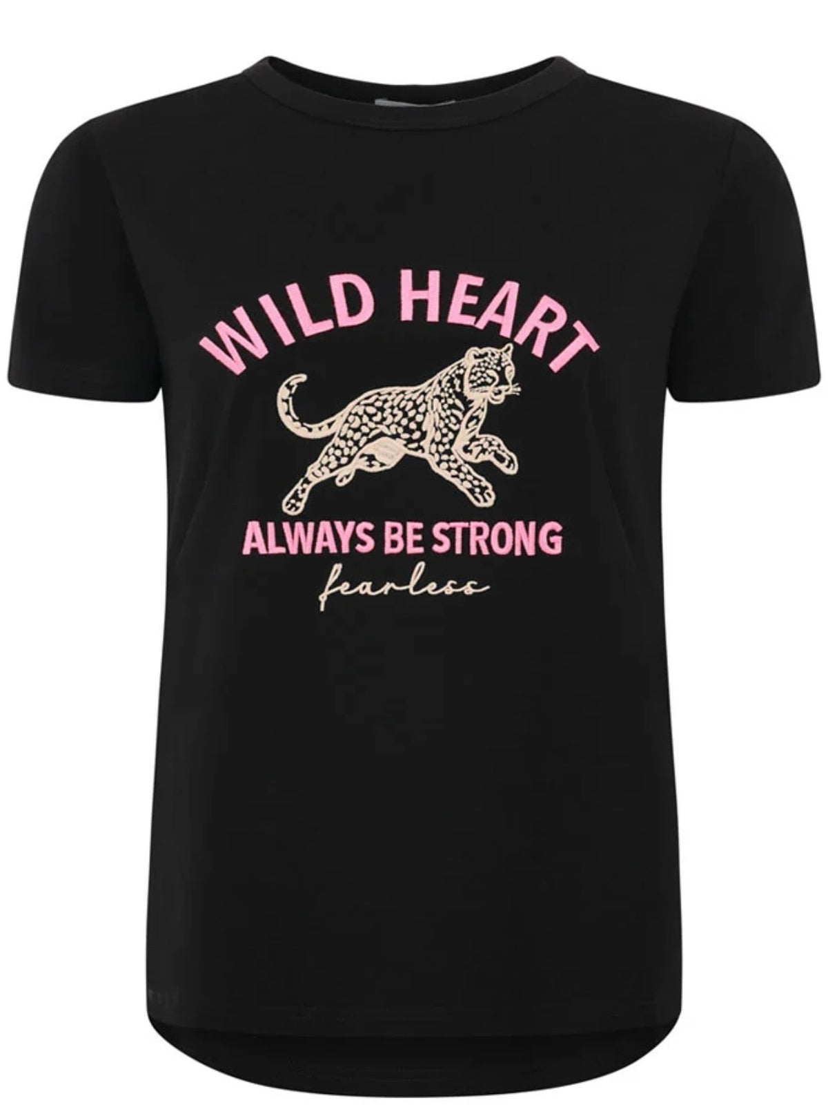 Zwillingsherz - T-Shirt "Wild Heart"- Schwarz