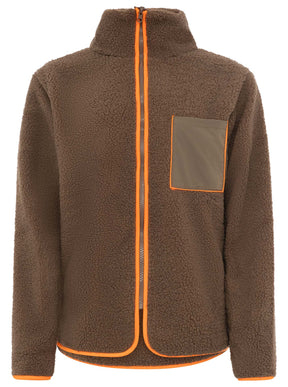 Zwillingsherz - Teddyjacke/Hoodie - Taupe