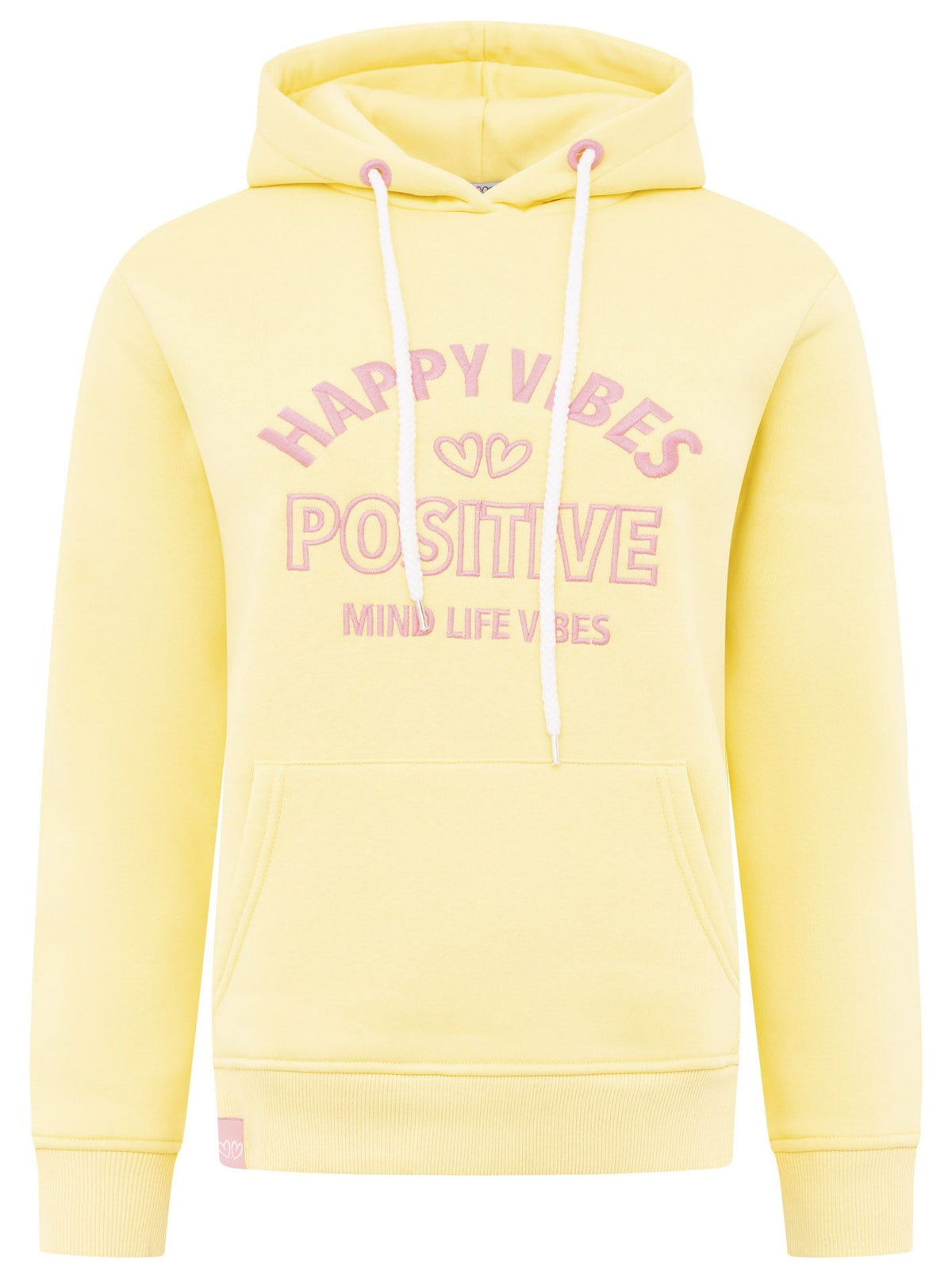 Zwillingsherz - Hoodie "Happy Vibes" - Gelb
