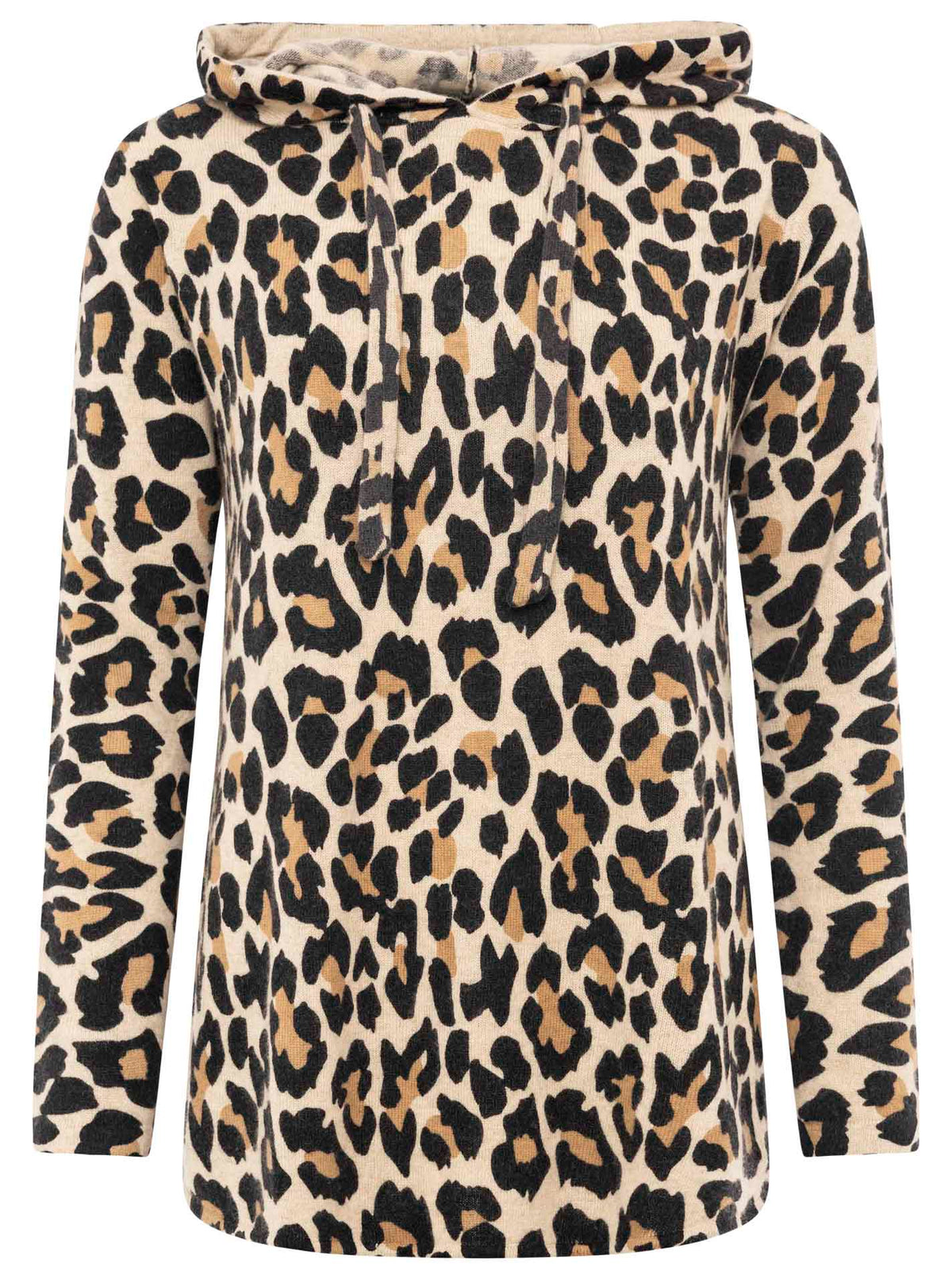 Zwillingsherz 100% Kaschmir / Cashmere Leo Hoodie - Beige