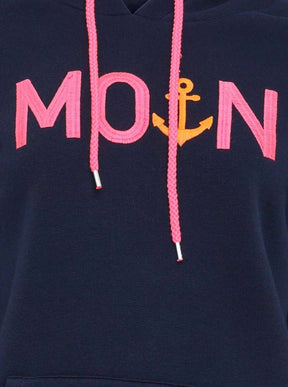 Zwillingsherz - Moin Hoodie/Sweatshirt - Dunkelblau