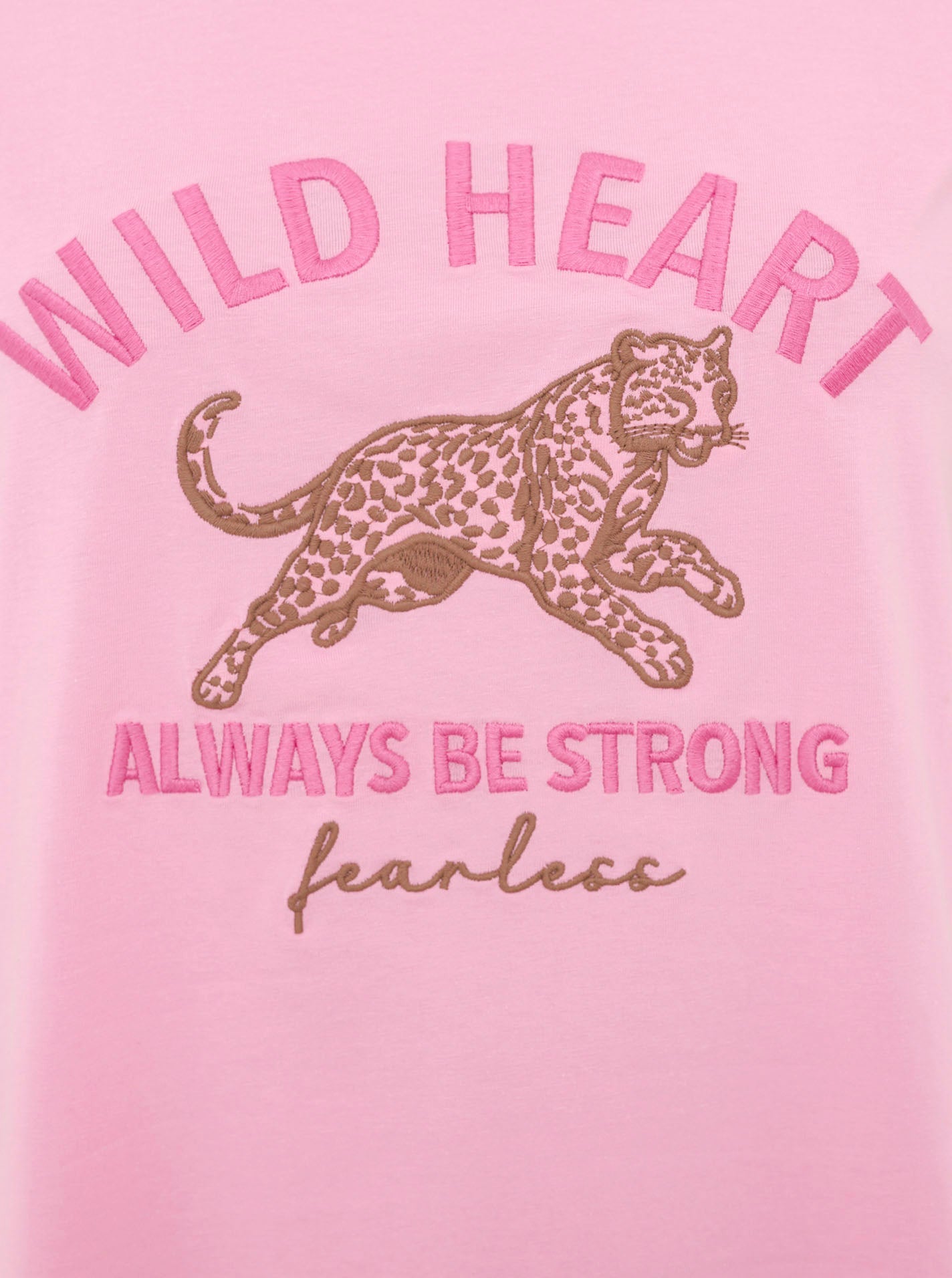 Zwillingsherz T-Shirt "Wild Heart" - Rosa