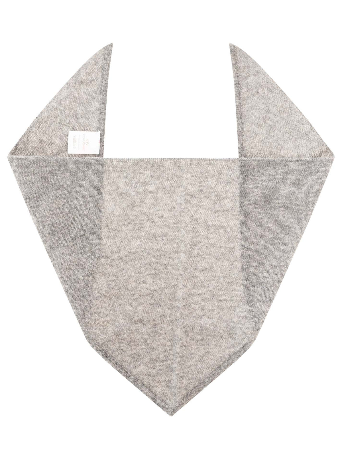 Zwillingsherz Kaschmir Halstuch/Nicktuch (100% Cashmere) - Mittelgrau