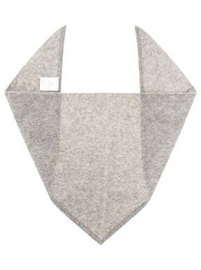 Zwillingsherz Kaschmir Halstuch/Nicktuch (100% Cashmere) - Mittelgrau