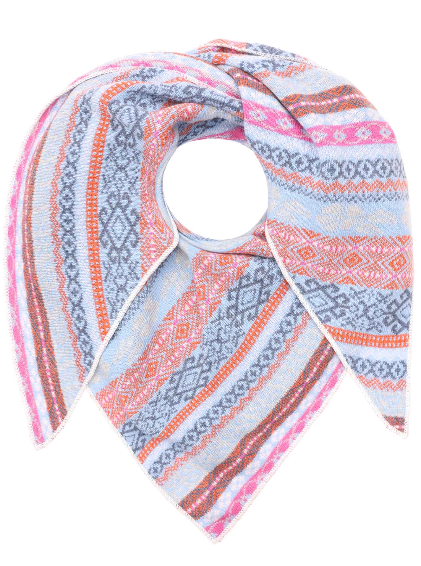 Zwillingsherz - Dreieckstuch "Oslo" Kaschmir - Orange