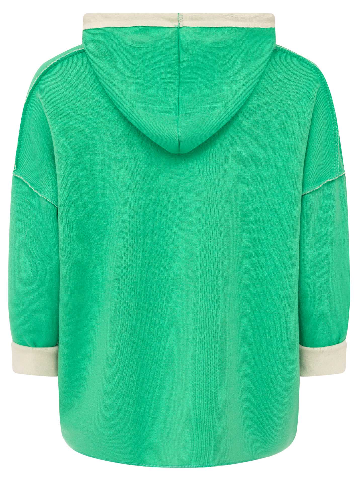 Zwillingsherz - Made in Italy Hoodie "Positive Mind" - Grün