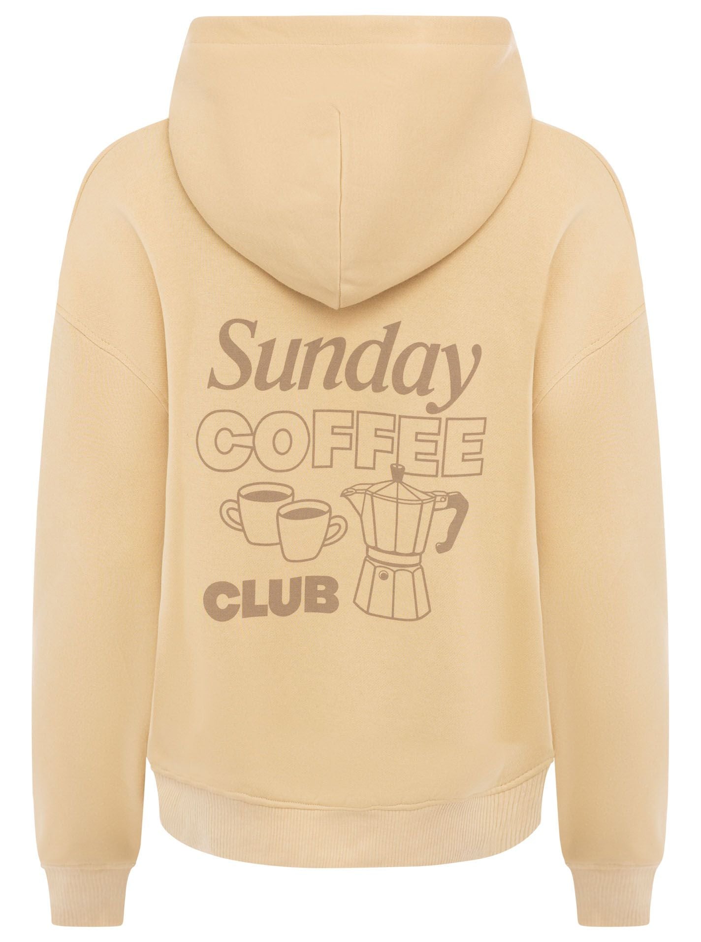 Zwillingsherz - Hoodie "Sunday Club" - Beige