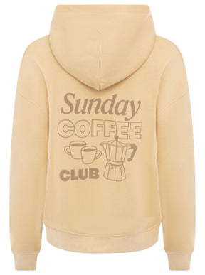 Zwillingsherz - Hoodie "Sunday Club" - Beige