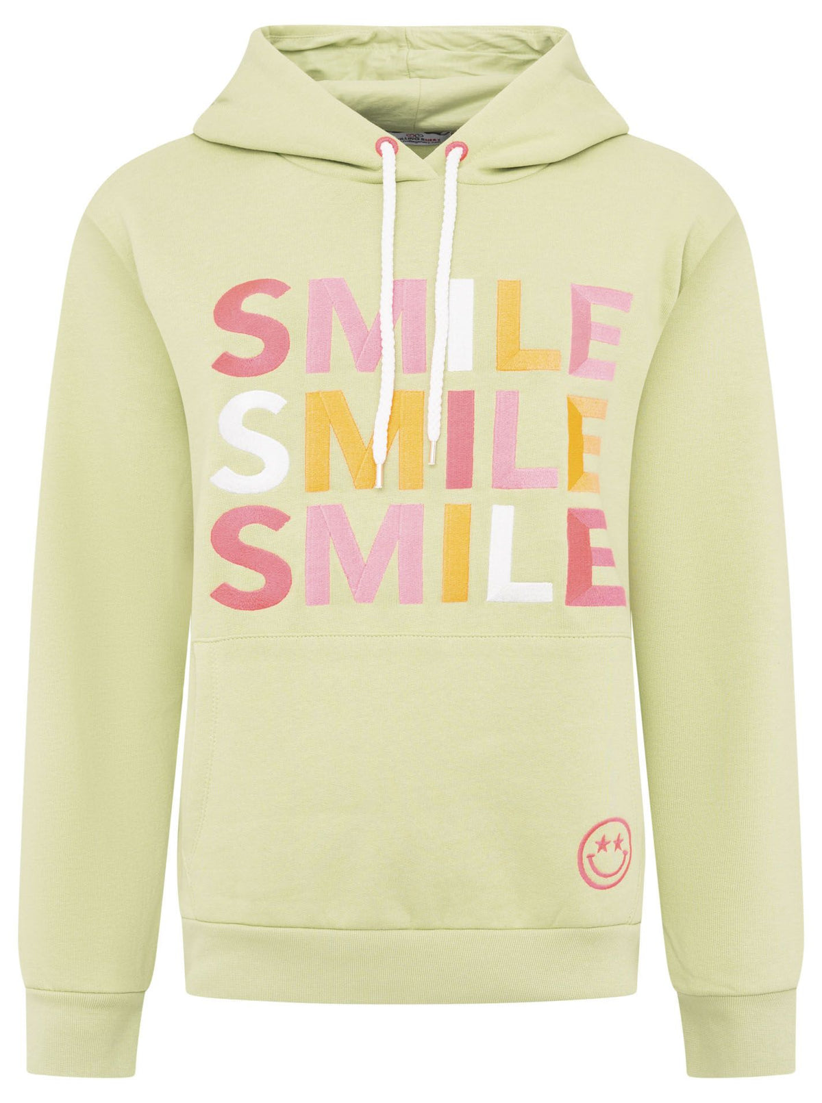 Zwillingsherz - Hoodie "Smile" - Salbei/Grün
