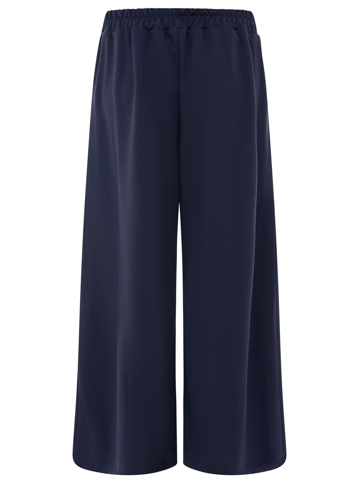 Zwillingsherz Oversize Stoffhose "Bundfalte" - Dunkelblau