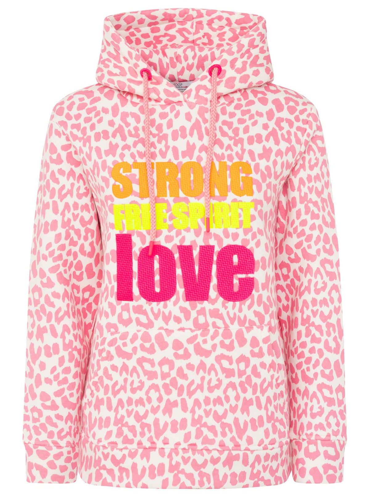 Zwillingsherz - Hoodie "Leo Wild Pastell" - Pink