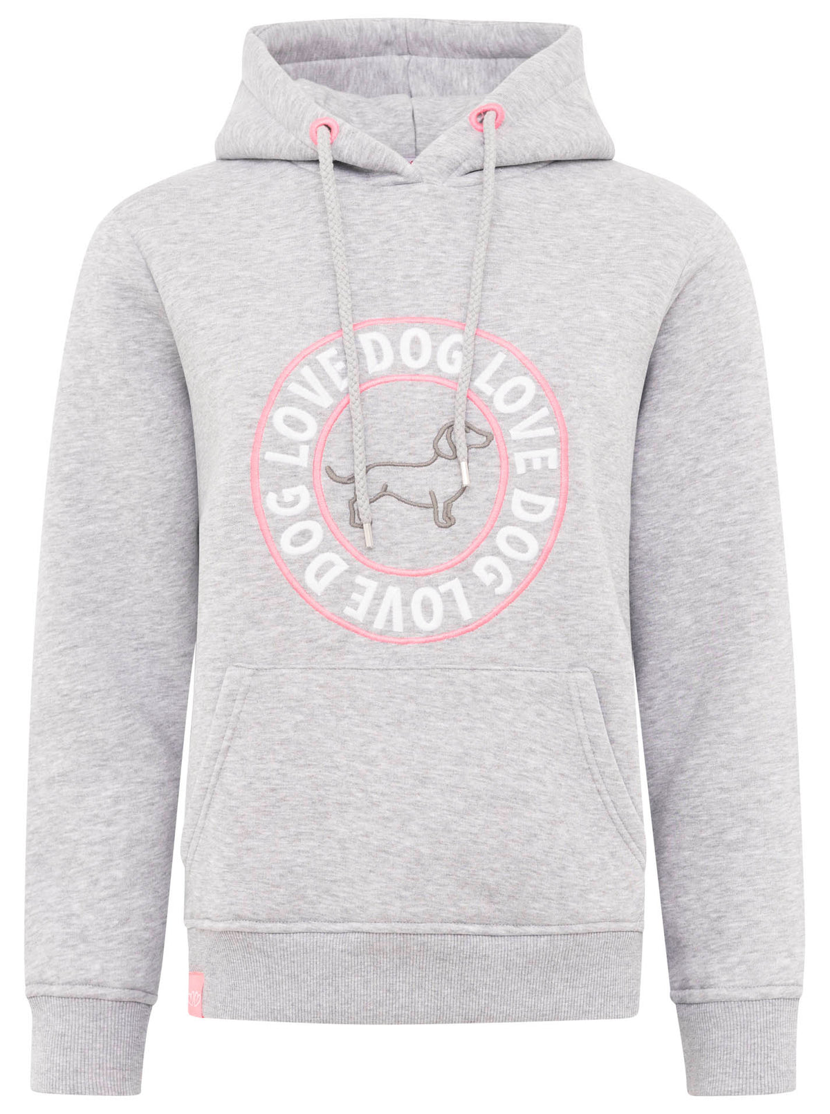 Zwillingsherz - Hoodie Dog Lover - Grau