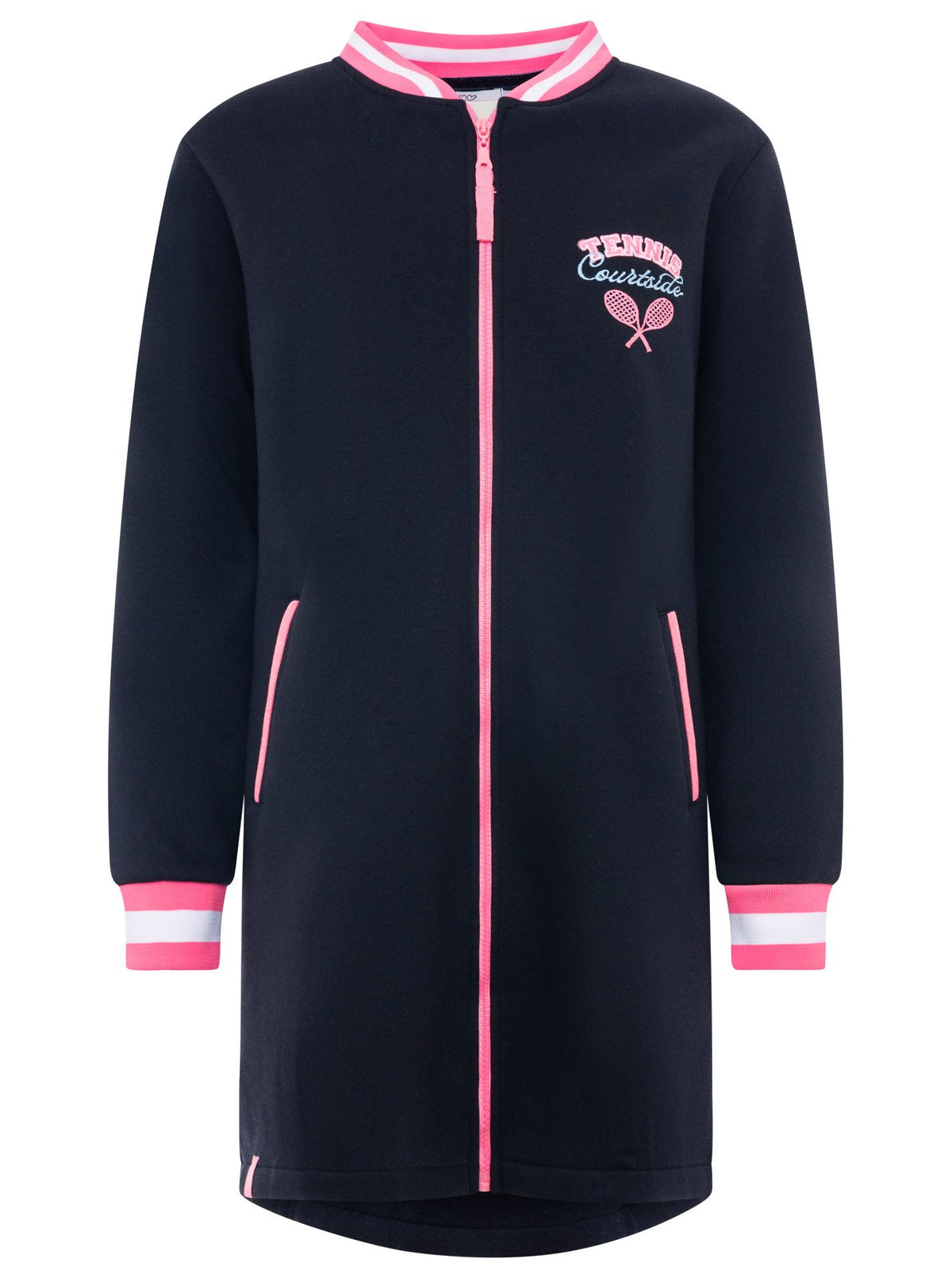 Zwillingsherz - Bombermantel "Courtside"- Navyblau