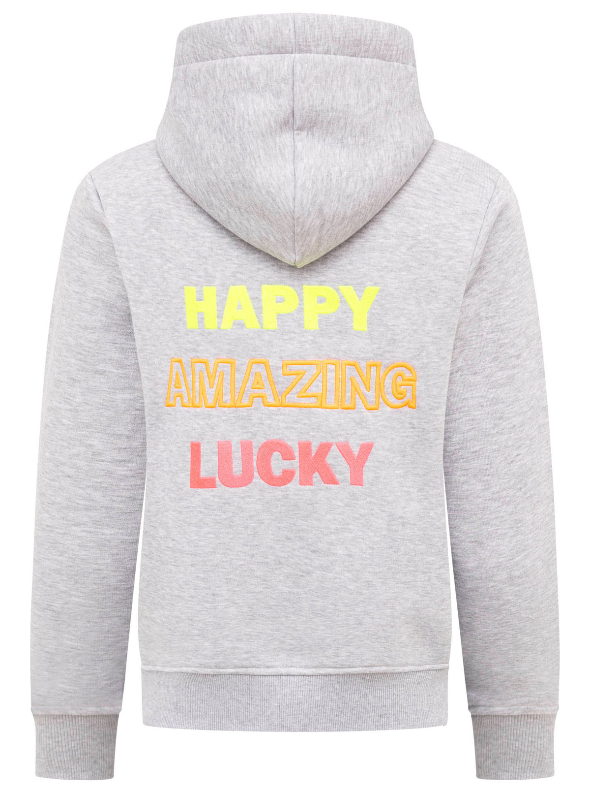 Zwillingsherz - Hoodie "Positive Happy Mind" - Grau (Neu)