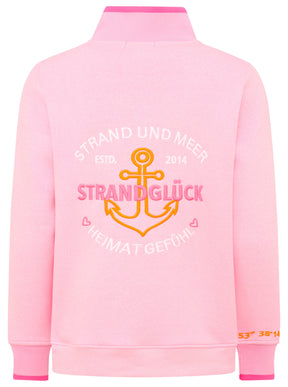 Zwillingsherz - Troyer „Strandglück Zipper" - Pink