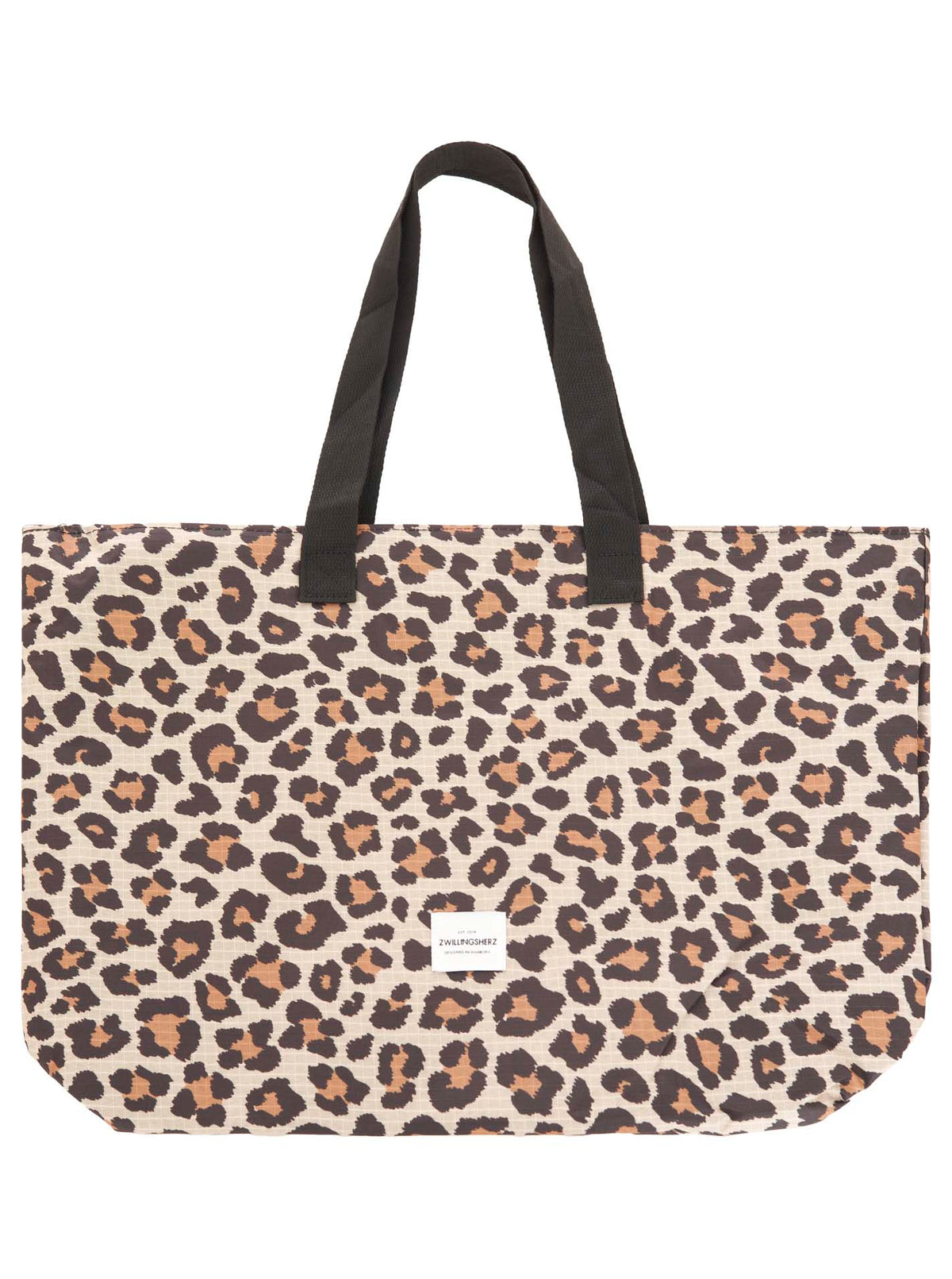 Zwillingsherz - XXL Shopper Tasche Leo - Beige