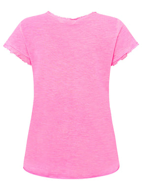 Zwillingsherz - Oversized T-Shirt "Positive Mind" - Pink