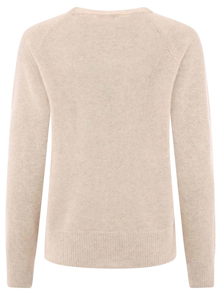 Zwillingsherz Kaschmir / Cashmere Pullover - Beige