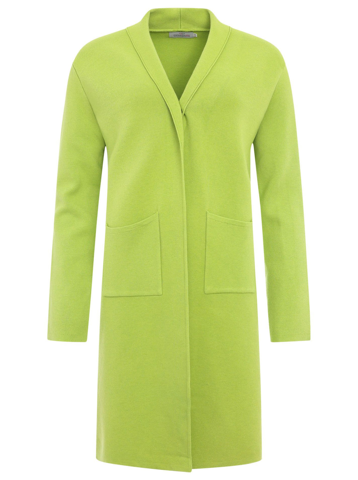Zwillingsherz Strickjacke Schalkragen Jessy - Lime