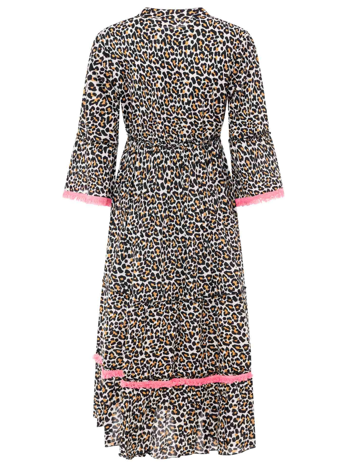 Zwillingsherz - Maxikleid "Leo" - Beige/Pink