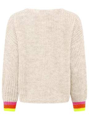 Zwillingsherz Made in Italy Pullover Smile - Creme