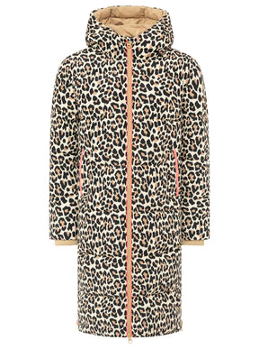 Zwillingsherz - Steppmantel / Steppjacke "Leo" - Beige/Orange