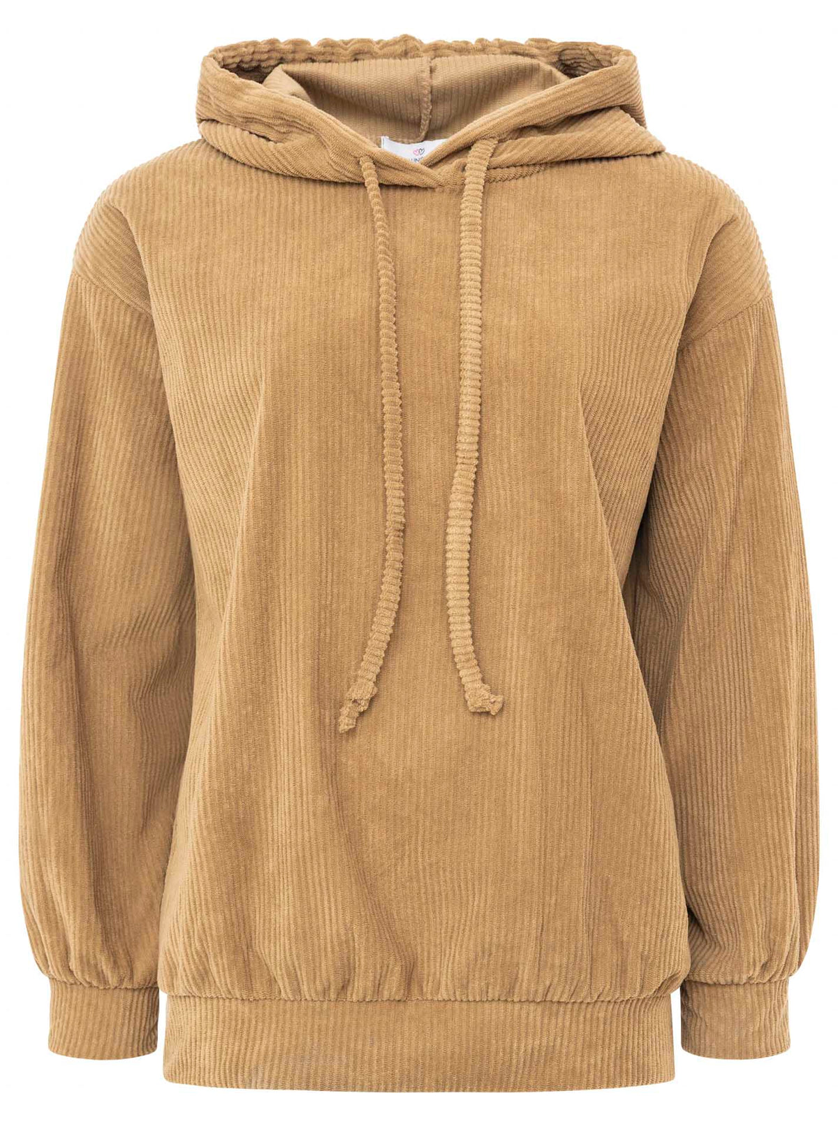 Zwillingsherz - Cord Hoodie - Camel