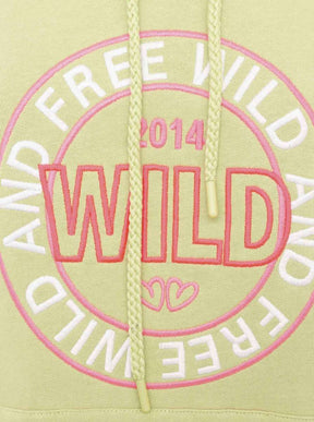 Zwillingsherz - Hoodie/Sweatshirt "Wild Mind Leopard" - Mint