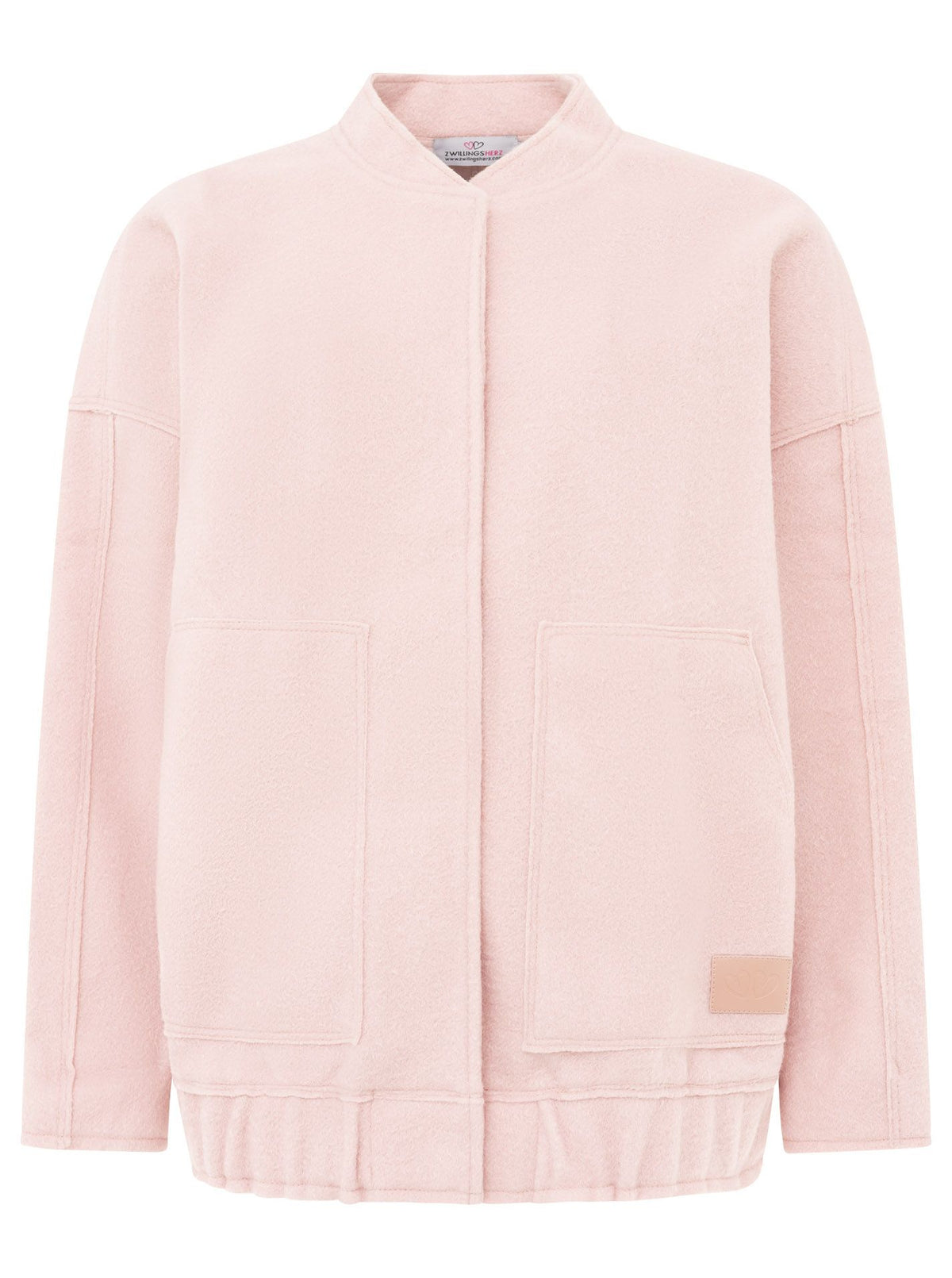 Zwillingsherz - Gemütliche Bomberjacke - Rosa