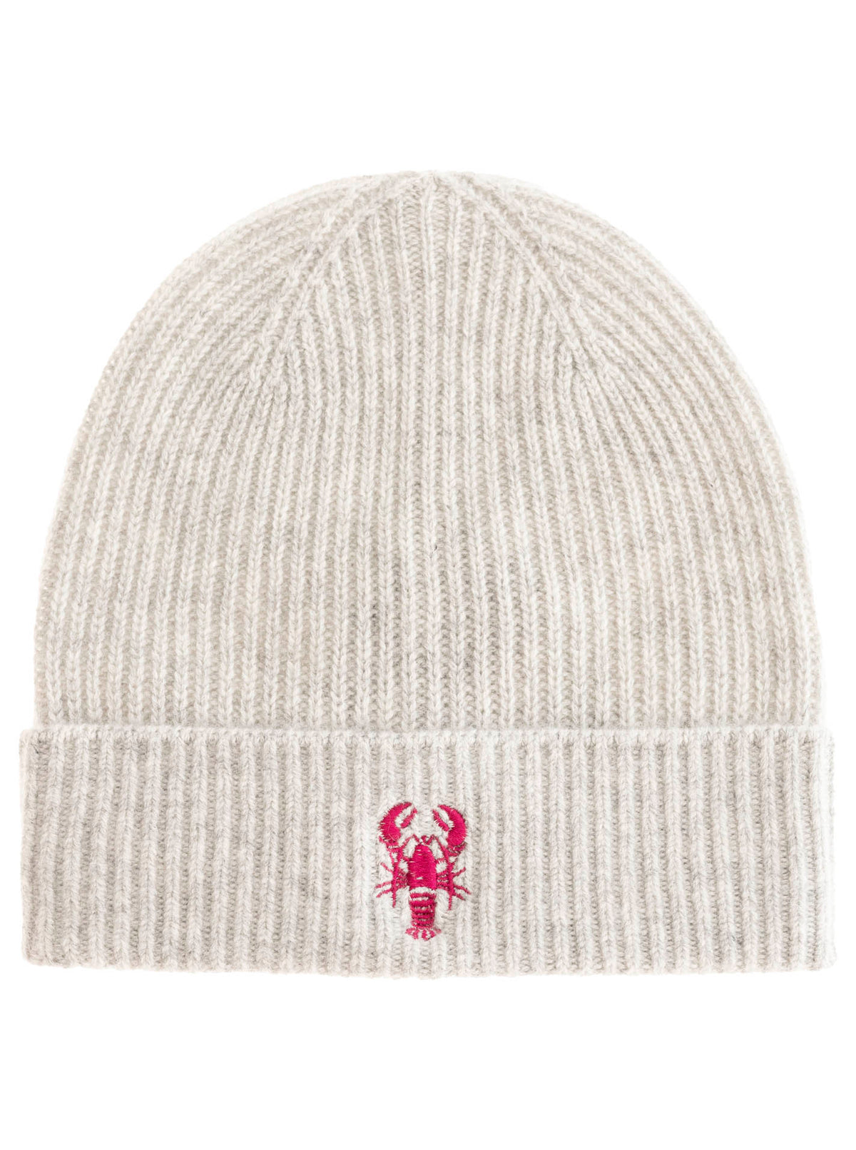 Zwillingsherz - Cashmere Mütze "Hummer" - Grau