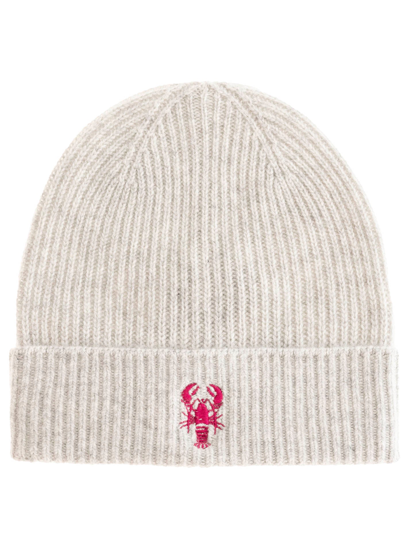 Zwillingsherz - Cashmere Mütze "Hummer" - Grau