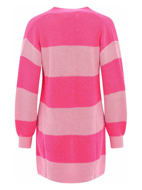Zwillingsherz Hochwertige Strickjacke/Cardigan Katja - Pink/Rosa