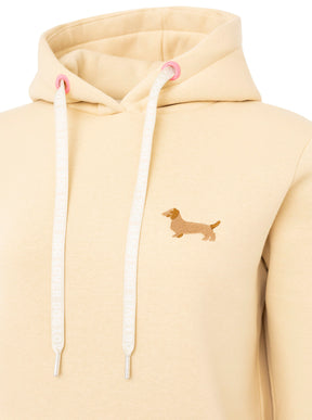 Zwillingsherz - Hoodie Neu "Dog Lover" - Beige